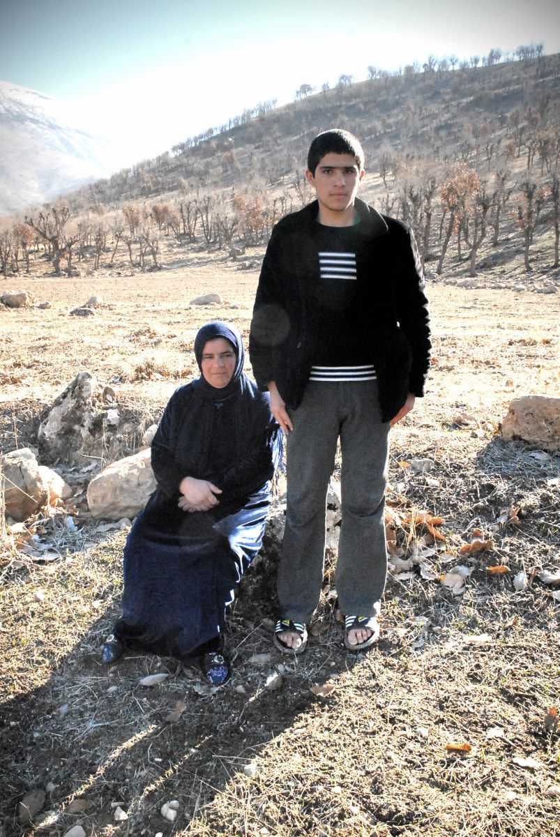 Rabin et sa maman, Nasrin