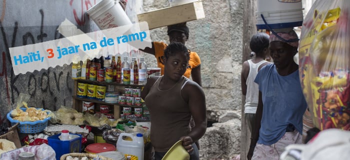 Manise werkt in haar winkel