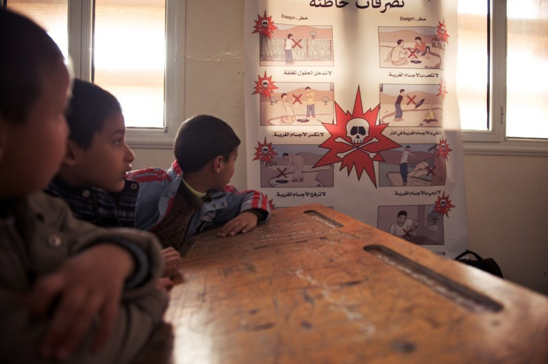 photo d'une formation pour des enfants à misrata