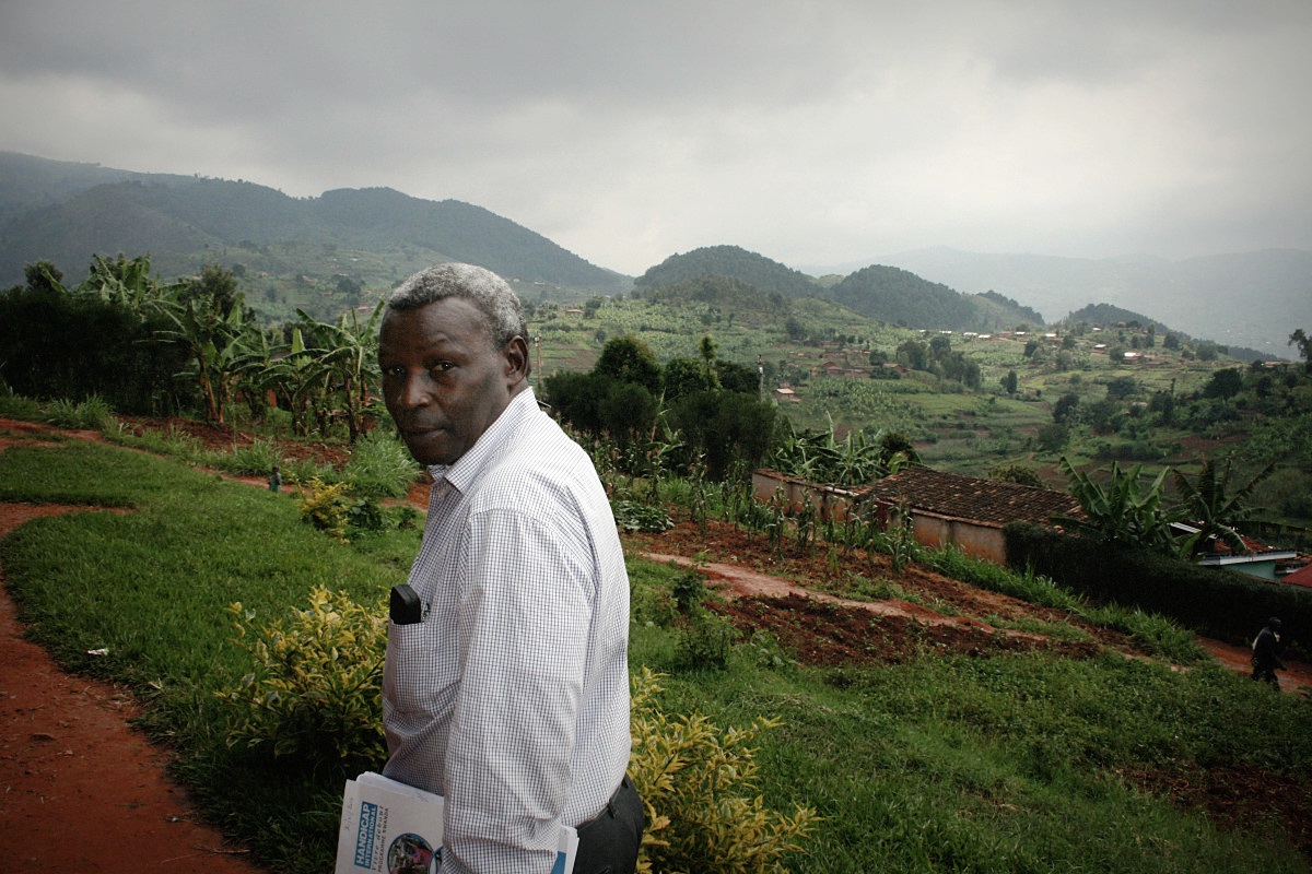 Augustin Nziguheba, psycholoog van Handicap International in Rwanda