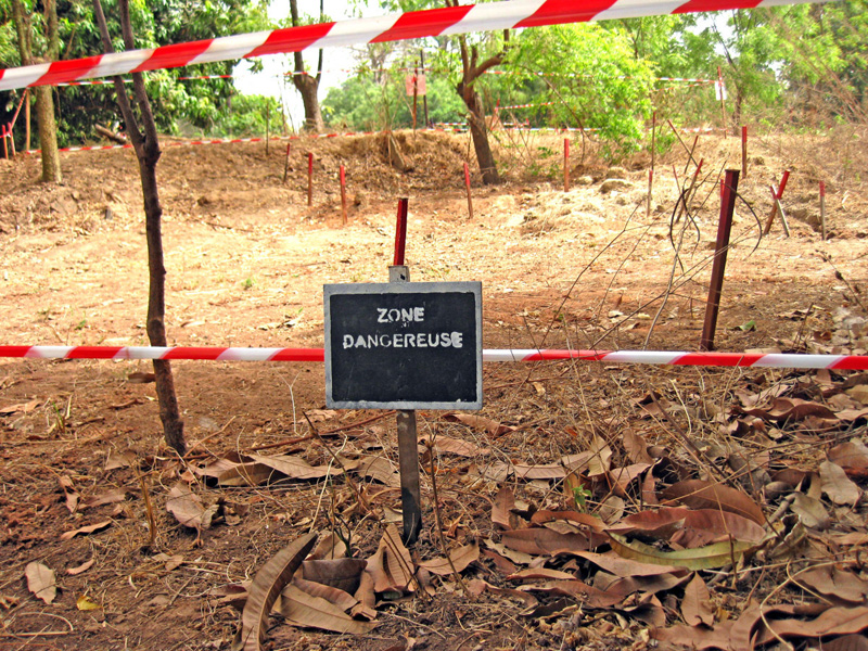 Gevaarlijke zone in Senegal